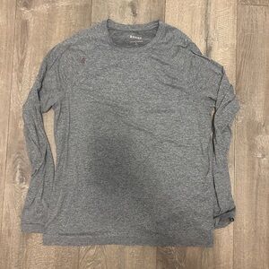 Rhone Men's Heather Gray Long Sleeve Tee
